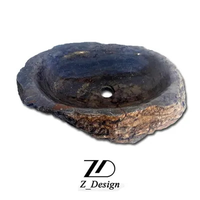 عکس روشویی سنگی رودخانه ای 17989