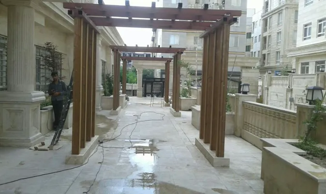 عکس پرگولا.سایه بان چوبی 18169