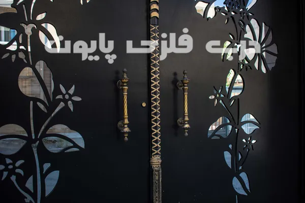 عکس مدل 017 درب فلزی پایون از نمای نزدیک 19002