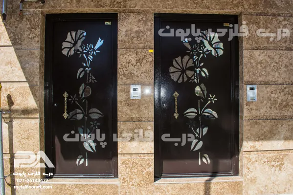 عکس نمونهه اجرایی مدل 017 درب فلزی نفررو 19004