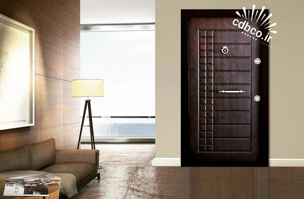 عکس درب ضد سرقت روکش پی وی سی 19024