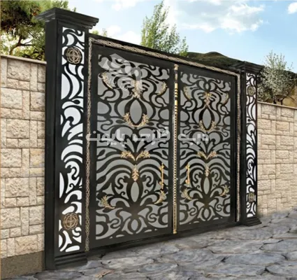 عکس درب ورودی باغ مدل 034 پایون 19060