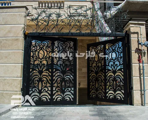 عکس درب حیاطی فلیزی پایون مدل 034 19061