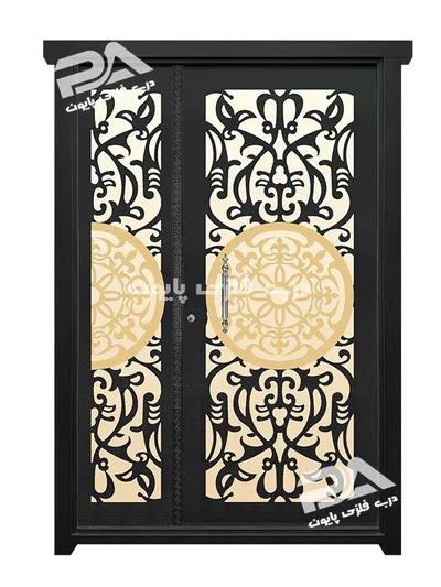 عکس درب فلزی پایون مدل 067 اندازه یک و نیم لنگه 19341