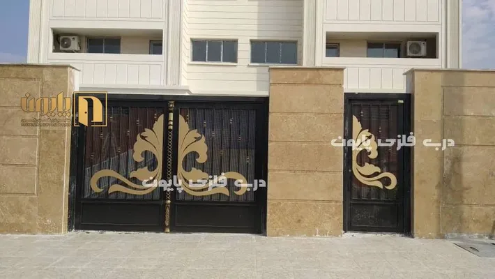 عکس درب حیاطی و ویلایی مدل رزا از آذر فلز پایون 19516