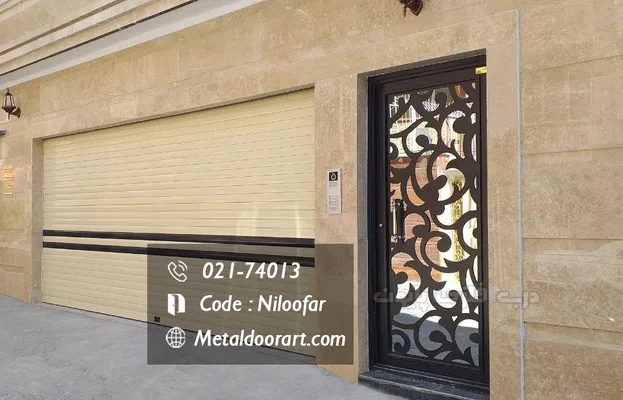 عکس مدل نیلوفر از گروه اکونومی درب فلزی پایون 19553