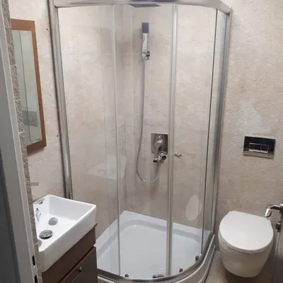 عکس پارتیشن کابین دوش با زیر دوشی هلال9090 20393