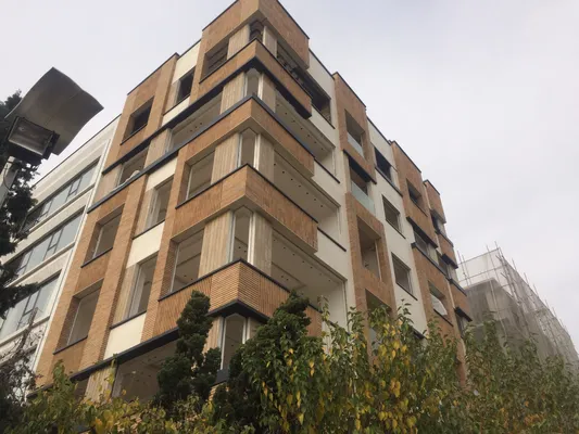 عکس فلاشینگ ورقکاری نما با رنگ مشکی مات 21007