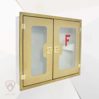 عکس جعبه آتش نشانی دو قلو قاب و درب استیل 21193
