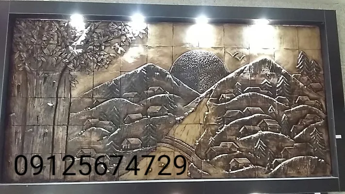 عکس نقش برجسته سفالی  21221