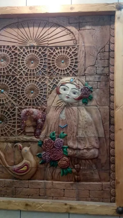 عکس نقش برجسته سفالی  21238