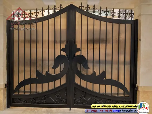 عکس درب فلزی , درب ورودی ساختمان , درب آهنی , درب شیک , درب کلاسک , درب مدرن , درب ورودی , درب نفررو , درب , درب ساختمان 21600