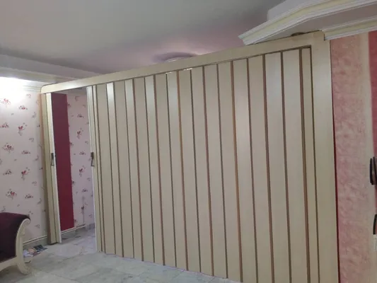 عکس پارتیشن آکاردئون چوبی 21747