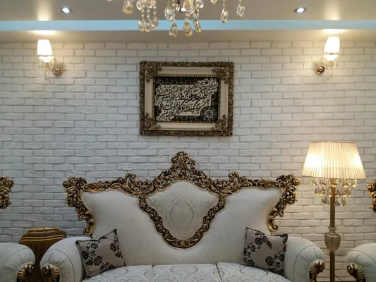 عکس آجر دکوراتیو سفید آتریسا 21927