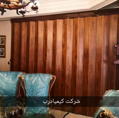 عکس درب آکاردئونی پی وی سی تمام روکش  21962