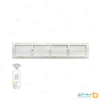 عکس دریچه ریموت دار کولر (مستطیل چهار شبکه) 22018