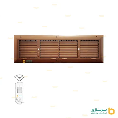 عکس دریچه ریموت دار کولر (مستطیل چهار شبکه) 22022