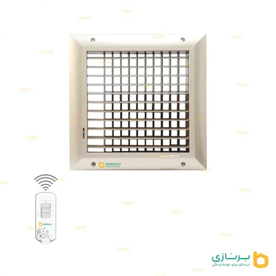 عکس دریچه ریموت دار کولر(مربع تک شبکه) 22036