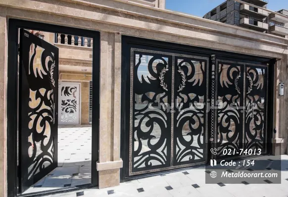 عکس انواع درب پارکینگ ریلی و درب فلزی پایون 22386