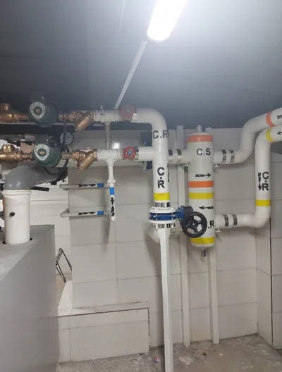 عکس اجرای تاسیسات ساختمان 24039