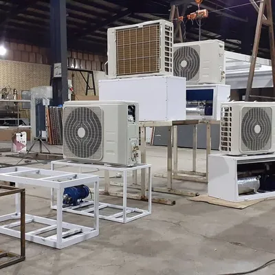 عکس تولیدکننده فنکویل تحویل درب کارخانه 09120910248 24095