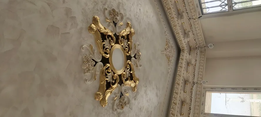 عکس اجرای پتینه کاری و ورق طلا و کارهای هنری 25764