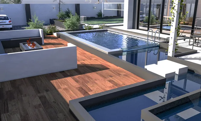 عکس طراحی و اجرا باغ رستوران_اقساطی 28431