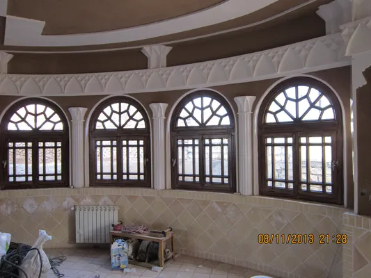 عکس درب و پنجره سنتی و گره چینی 31783