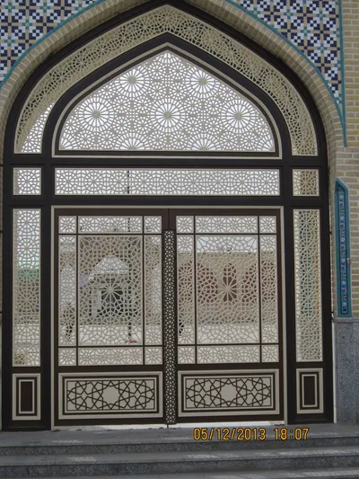 عکس درب و پنجره سنتی و گره چینی 31786