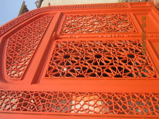 عکس درب و پنجره سنتی و گره چینی 31788