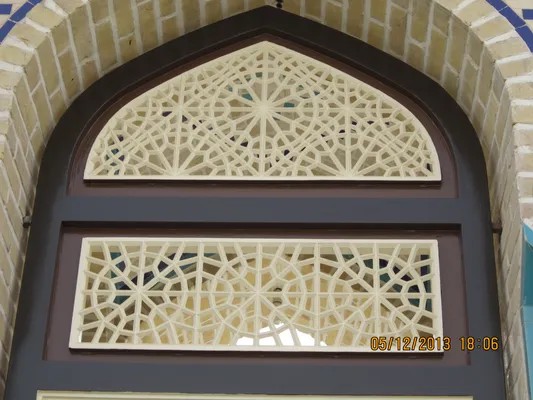 عکس درب و پنجره سنتی و گره چینی 31790