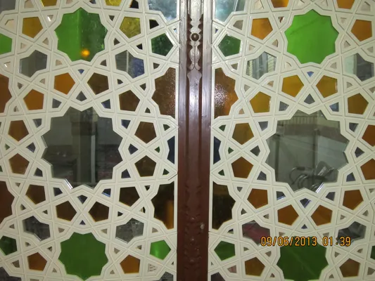 عکس درب و پنجره سنتی و گره چینی 31792