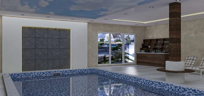 عکس  طراحی و اجرای استخر، باغ ویلا و سونا  32233