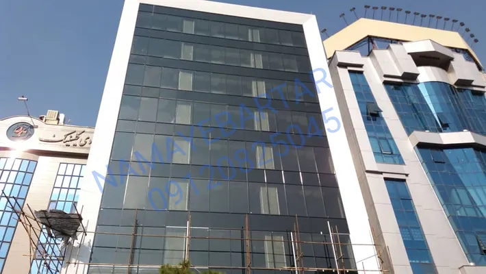 عکس شرکت مجری شیشه نمای کرتین وال در تهران منطقه یک مجری نماخشک 35760