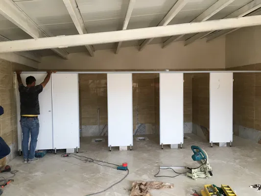 عکس پارتیشن pvc سرویس بهداشتی 41399