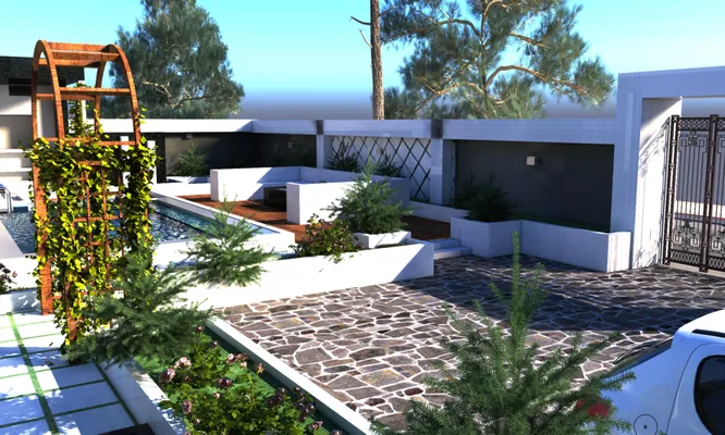 عکس  طراحی باغ ویلا در بهینه ترین زمان بهره برداری  43910