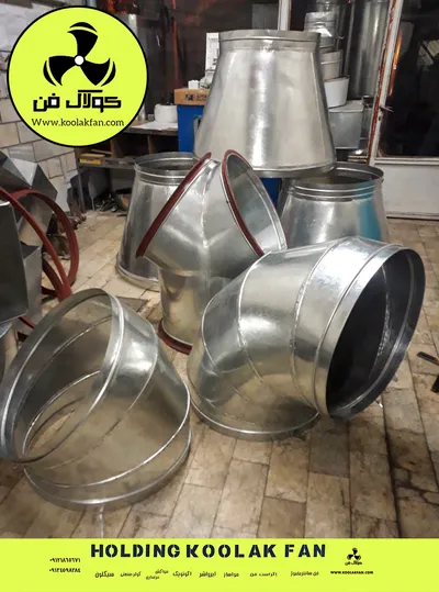 عکس شرکت کولاک فن تولید کننده کانال های اسپیرال وگرد در بندر عباس 44319
