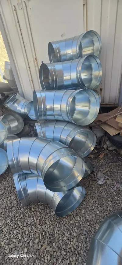 عکس طراحی و تولید کانال اسپیرال در شیراز فارن فن تهویه 45049