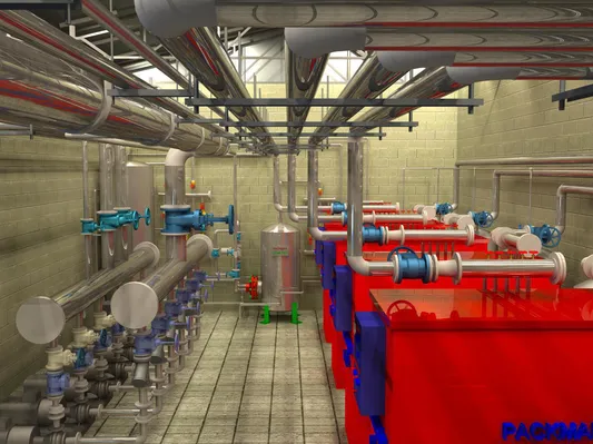 عکس گروه مهندسی آلفا -موتورخانه پمپ 7408