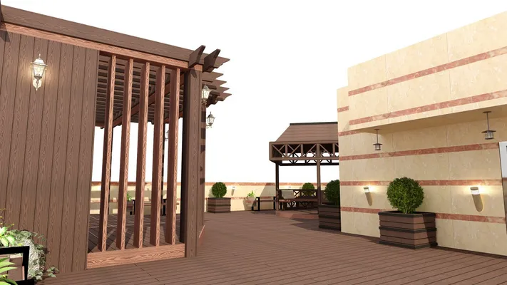 عکس باغ سبز( روف گاردن) 77