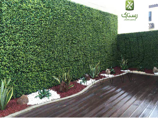 عکس دیوار سبز مصنوعی 8645